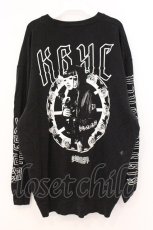 画像4: KRY CLOTHING / 「美的世界」BIGスウェット  ブラック O-26-05-16-083-PU-TO-IG-OS (4)
