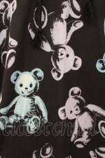 画像2: Drug Honey / スケルトンテディプルパーカー  ブラック×ブルー系 O-26-05-16-084-PU-TO-IG-OS (2)