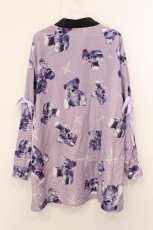 画像3: TRAVAS TOKYO / くま総柄ネクタイ付きシャツ/Myriad of bears shirts with tie  ラベンダー O-26-05-16-013-PU-BL-IG-OS (3)