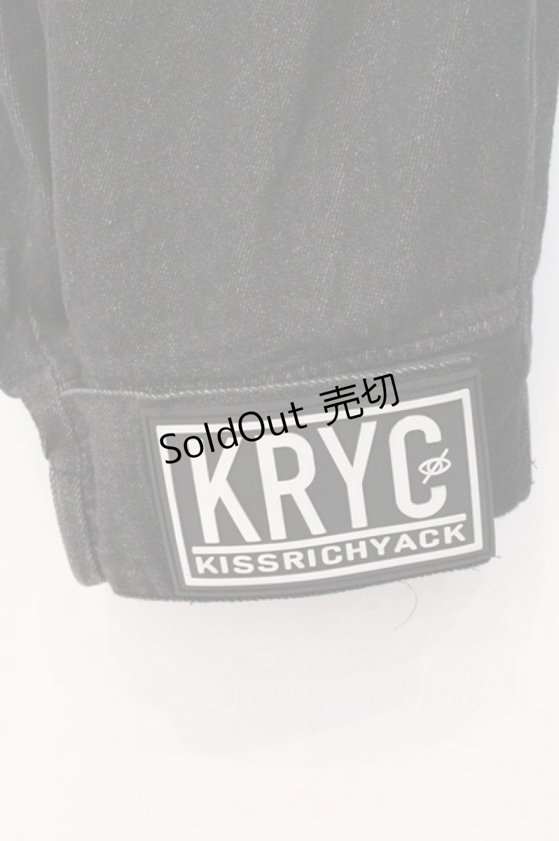 画像2: KRY CLOTHING / 「MAIU」ブラックデニムダメージサロペットオーバーオール  ブラック O-26-05-16-025-PU-PA-IG-OS (2)