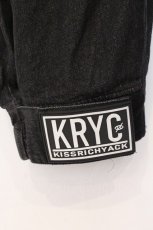 画像2: KRY CLOTHING / 「MAIU」ブラックデニムダメージサロペットオーバーオール  ブラック O-26-05-16-025-PU-PA-IG-OS (2)