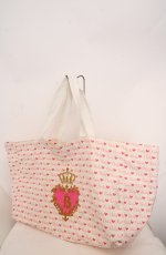 画像2: BABY,THE STARS SHINE BRIGHT / プリドロプリントトートBag  オフシロ×ピンク O-26-05-17-059-BA-BG-IG-OS (2)