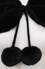 画像2: m petit by misako / ファーティペット  クロ O-26-05-17-002-LO-ZA-IG-OS (2)