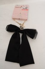 画像1: m petit by misako / AM*NIレースハートバッグチャーム  クロ O-26-05-17-039-LO-ZA-IG-OS (1)