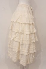 画像4: PINK HOUSE / フリル使いスカート  アイボリー O-26-05-18-026-LO-SK-OW-OS (4)