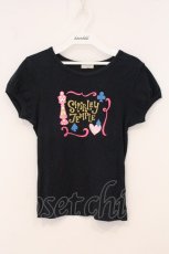 画像1: Shirley Temple / チェスプリントTシャツ 150cm クロ O-26-05-18-035-ET-TS-IG-OS (1)
