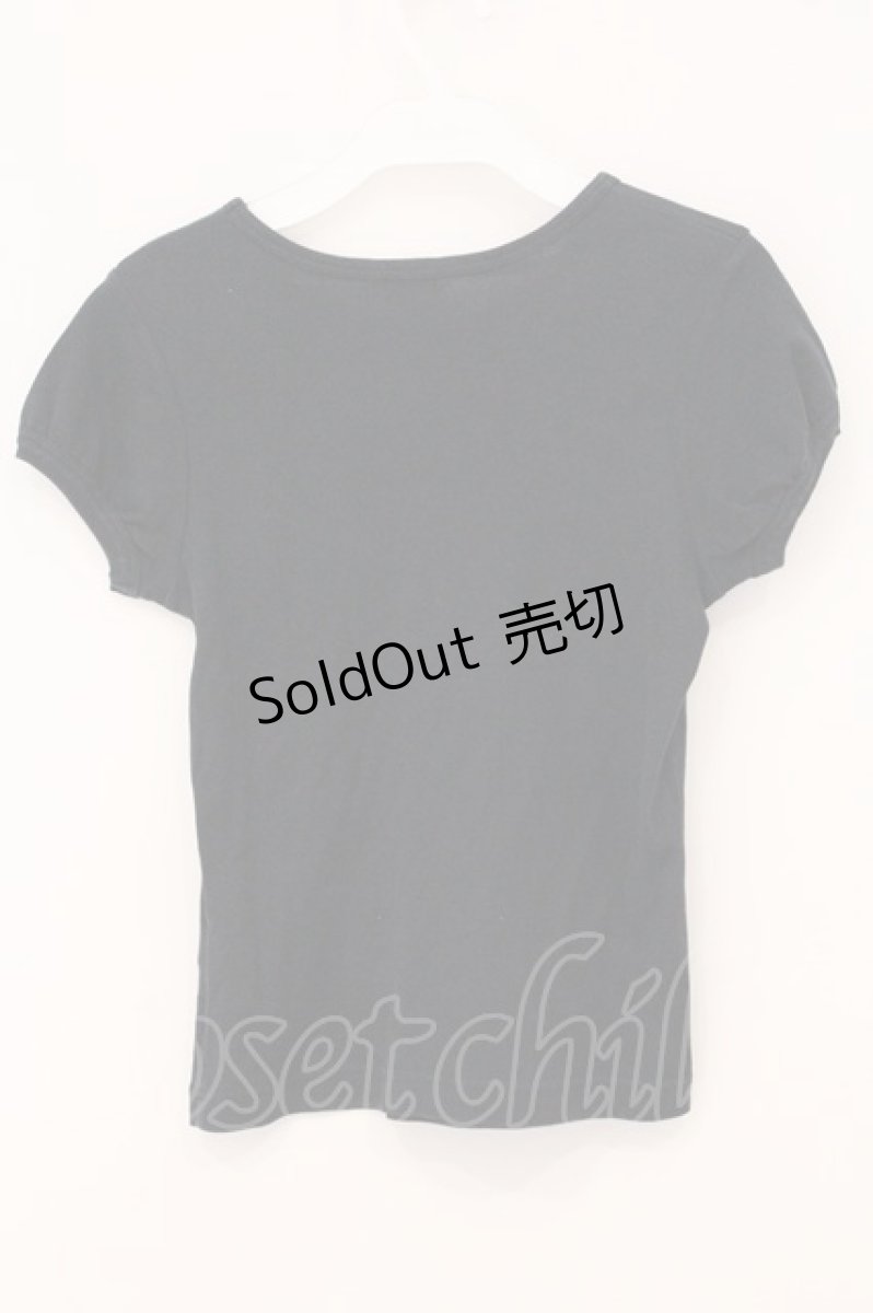 画像3: Shirley Temple / チェスプリントTシャツ 150cm クロ O-26-05-18-035-ET-TS-IG-OS (3)
