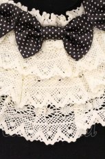 画像2: Shirley Temple / ドットリボンジャボ風カットワンピース 150cm クロ O-26-05-18-036-ET-OP-IG-OS (2)