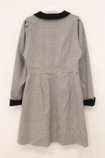 画像3: Fi.n.t / Heleneミニチェックワンピース  クロ系 O-26-05-18-045-CA-OP-IG-OS (3)
