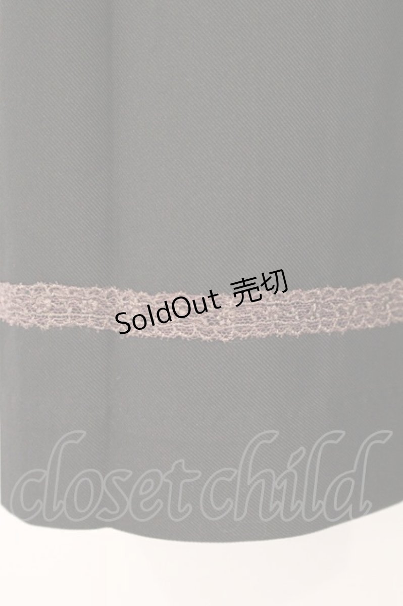 画像2: axes femme POETIQUE / ロゴ刺繍プリーツスカート M クロ O-26-05-18-063-AX-SK-IG-OS (2)