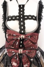 画像2: Royal Princess Alice / Dark Alice Tea Party・まくらくらまコラボジャンパースカート  クロ O-26-05-18-008-LO-OP-OW-OS (2)