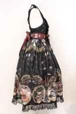 画像5: Royal Princess Alice / Dark Alice Tea Party・まくらくらまコラボジャンパースカート  クロ O-26-05-18-008-LO-OP-OW-OS (5)