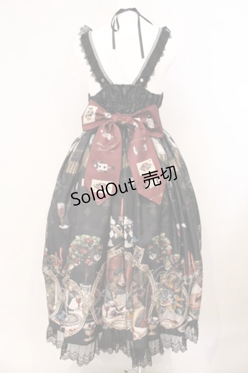 画像6: Royal Princess Alice / Dark Alice Tea Party・まくらくらまコラボジャンパースカート  クロ O-26-05-18-008-LO-OP-OW-OS (6)