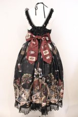 画像6: Royal Princess Alice / Dark Alice Tea Party・まくらくらまコラボジャンパースカート  クロ O-26-05-18-008-LO-OP-OW-OS (6)