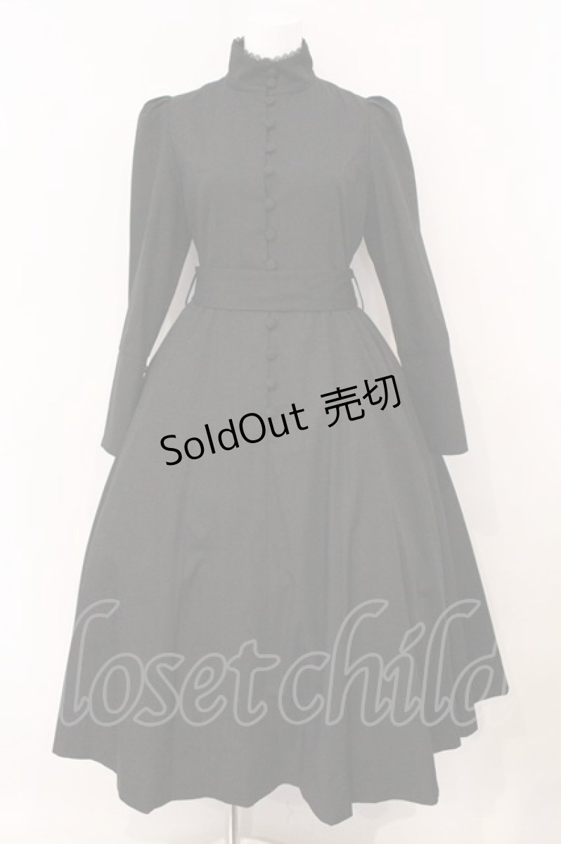 画像1: Sheglit / "Victorian"バッスルワンピース M ブラック O-26-05-18-011-EL-OP-IG-OS (1)