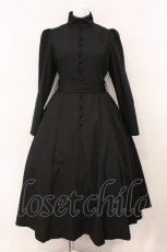 画像1: Sheglit / "Victorian"バッスルワンピース M ブラック O-26-05-18-011-EL-OP-IG-OS (1)