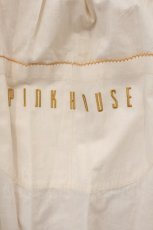 画像3: PINK HOUSE / エプロン付きアースギンガムワンピース  イエロー O-26-05-18-019-LO-OP-OW-OS (3)