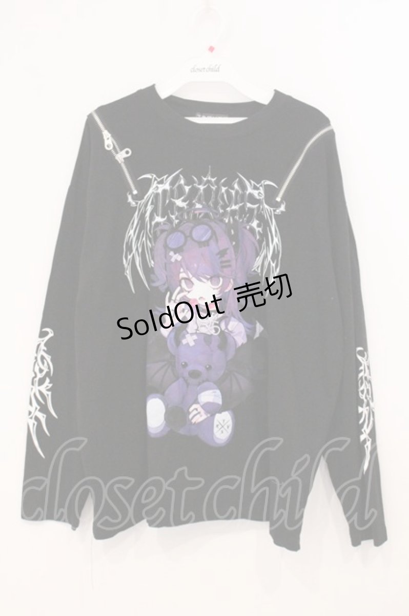 画像1: TRAVAS TOKYO / てぃらコラボロンTEE  ブラック O-26-05-19-001-PU-TS-IG-ZI (1)