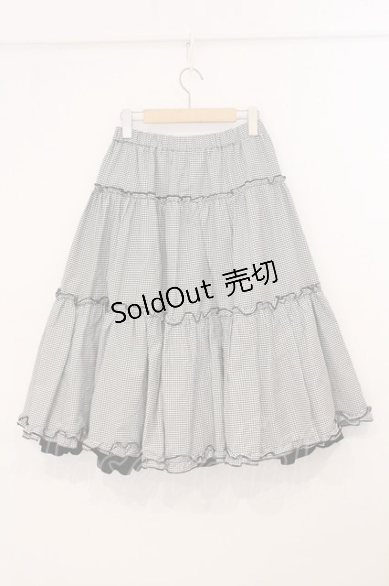 画像3: m petit by misako / NINA'Sギャザースカート L クロ×ギンガム O-26-05-19-038-LO-SK-IG-OS (3)