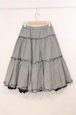 画像3: m petit by misako / NINA'Sギャザースカート L クロ×ギンガム O-26-05-19-038-LO-SK-IG-OS (3)