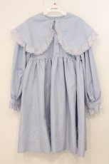 画像1: Candy Stripper / PRECOCIOUS BIG COLLAR ONE-PIECE　ワンピース 2 サックス O-26-05-19-046-PU-OP-OW-OS (1)