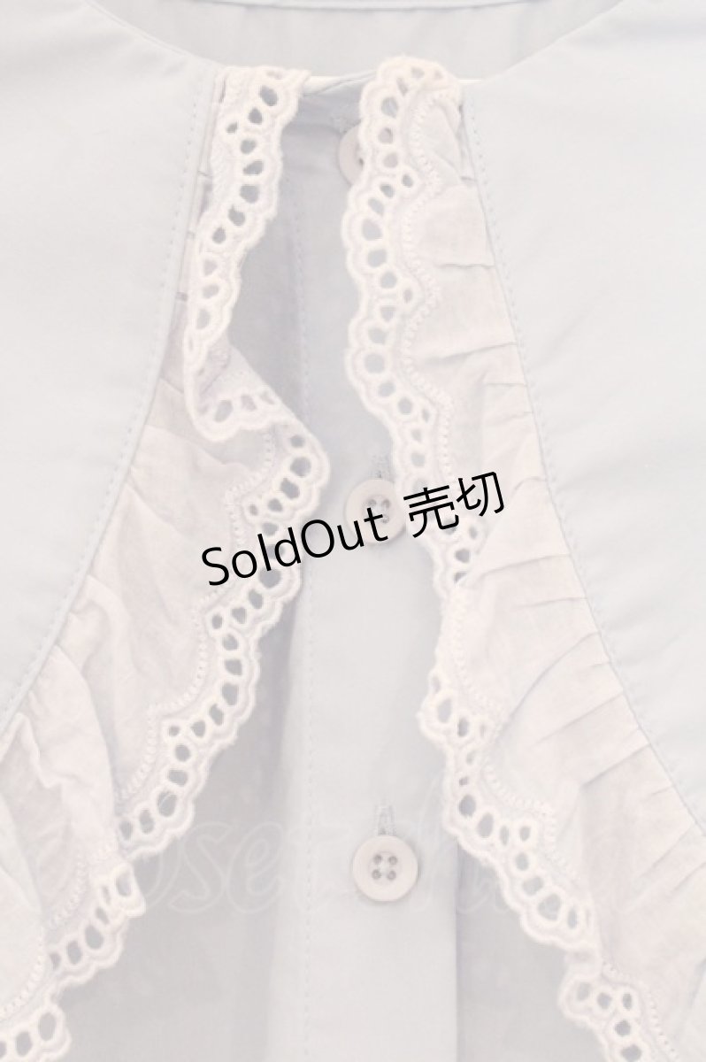 画像2: Candy Stripper / PRECOCIOUS BIG COLLAR ONE-PIECE　ワンピース 2 サックス O-26-05-19-046-PU-OP-OW-ZI (2)