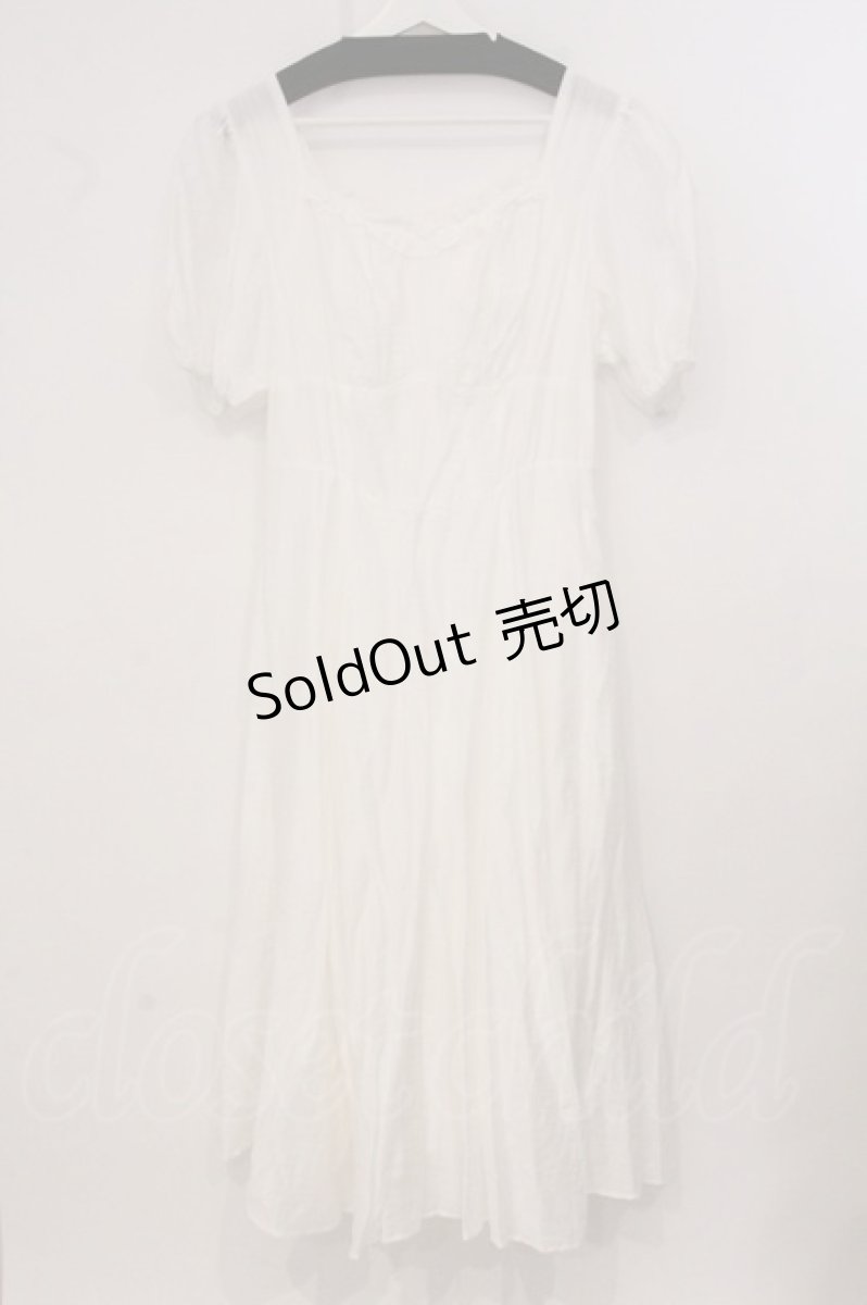 画像1: Forest Wardrobe 森林衣樹 / Forest Gallery ワンピース(タイプ1) 2XL シロ O-26-05-19-053-LO-OP-OW-OS (1)