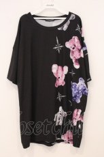 画像1: TRAVAS TOKYO / バイカラーくま半袖Tシャツ F ブラック O-26-05-19-062-PU-TS-OW-OS (1)