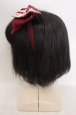 画像3: MA MAXICIMAM / 黒猫アリスのマジカルダイヤ柄の不思議な懐中時計カチューシャ  アカ O-26-05-19-1041-LO-AC-IG-ZT0520D (3)