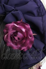 画像2: metamorphose / シフォンハーフボンネット  パープル O-26-05-19-1043-ME-AC-IG-ZT0520D (2)