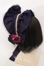 画像3: metamorphose / シフォンハーフボンネット  パープル O-26-05-19-1043-ME-AC-IG-ZT0520D (3)