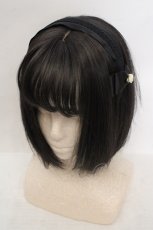 画像1: m petit by misako / NINA'sコラボ AM*NIフラワーカチューシャ  クロ O-26-05-19-1046-LO-AC-OW-ZT0520D (1)
