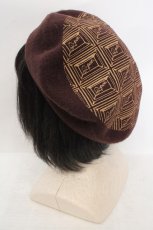 画像2: Q-pot. / チョコレートベレー帽  ブラウン O-26-05-19-1047-QP-AC-OW-OS (2)