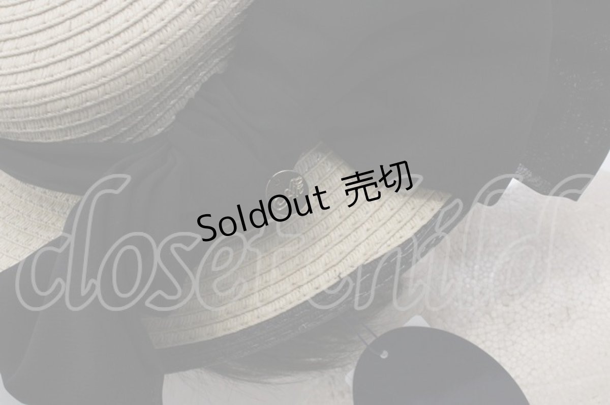 画像3: an another angelus / 配色ブリムバックリボンキャノチェ  オフシロ×クロ O-26-05-19-1051-CA-AC-OW-OS (3)