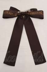 画像2: metamorphose / メロディロゴリボンクリップ  ブラウン O-26-05-19-1055-ME-AC-IG-ZT0520D (2)
