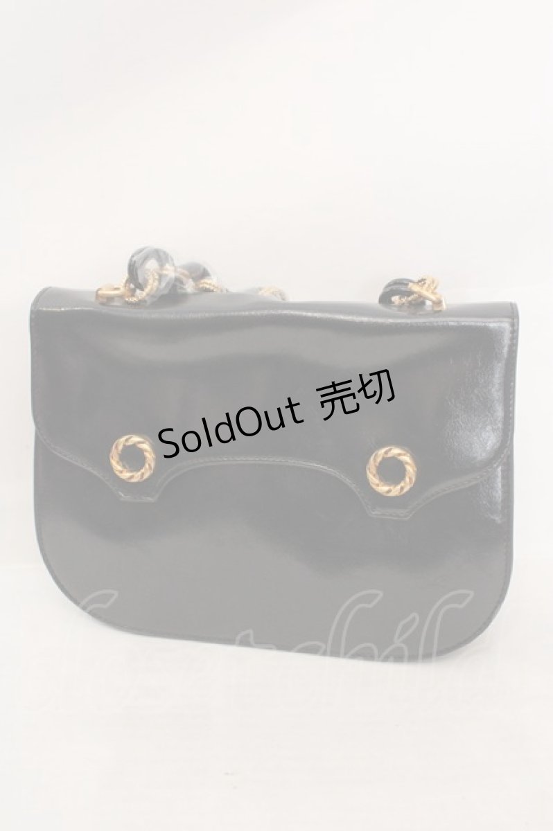 画像1: an another angelus / ダブルチェーンハンドルバッグ  クロ O-26-05-19-1006-CA-BG-OW-ZTK062 (1)