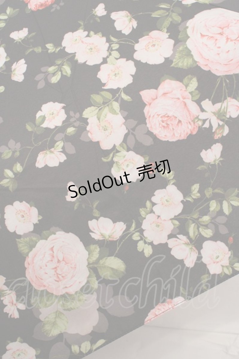 画像2: PINK HOUSE / 薔薇の森 折りたたみ傘  クロ O-26-05-19-1061-LO-ZA-IG-ZT0520D (2)