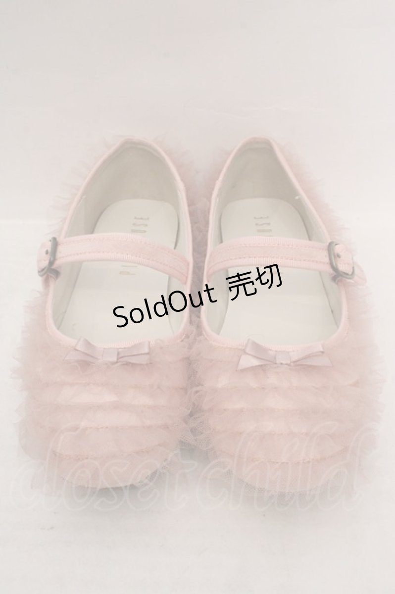 画像2: PINK HOUSE / ソフトチュールフリルバレエシューズ 3(M) ピンク O-26-05-19-1066-LO-SH-OW-OS (2)