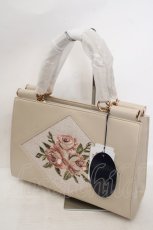 画像1: an another angelus / ローズ刺繍トートバッグ  アイボリー O-26-05-19-1014-CA-BG-OW-OS (1)