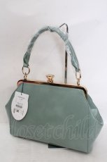 画像2: an another angelus / ブーケ刺繍ワイドがま口バッグ  ミント O-26-05-19-1025-CA-BG-OW-OS (2)