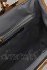 画像3: an another angelus / ブーケ刺繍ワイドがま口バッグ  ミント O-26-05-19-1025-CA-BG-OW-OS (3)