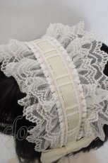 画像2: metamorphose / Tea Time レースヘッドドレス  生成り O-26-05-19-1033-ME-AC-IG-ZT0520D (2)