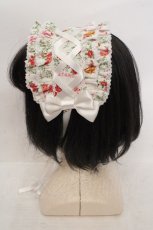 画像3: metamorphose / ガーデニングくまちゃんレースアップヘッドドレス  オフシロ O-26-05-19-1034-ME-AC-IG-ZT0520D (3)