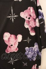 画像2: TRAVAS TOKYO / バイカラーくま半袖Tシャツ F ブラック O-26-05-19-062-PU-TS-OW-OS (2)