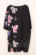画像3: TRAVAS TOKYO / バイカラーくま半袖Tシャツ F ブラック O-26-05-19-062-PU-TS-OW-OS (3)