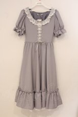 画像1: CHIP CLIP / CCレースアップワンピース L グレー O-26-05-19-068-LO-OP-IG-OS (1)