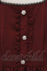 画像2: CHIP CLIP / CCゴスロリフリルOP WonderTeaParty 頑張らなくても着られる ゴシック＆ロリータ ワンピース 2L ワイン O-26-05-19-069-LO-OP-IG-OS (2)
