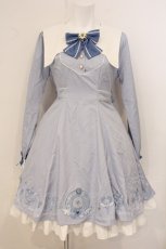 画像1: Amavel / Magical Sweet Angelワンピース F サックス O-26-05-19-080-CA-OP-OW-OS (1)