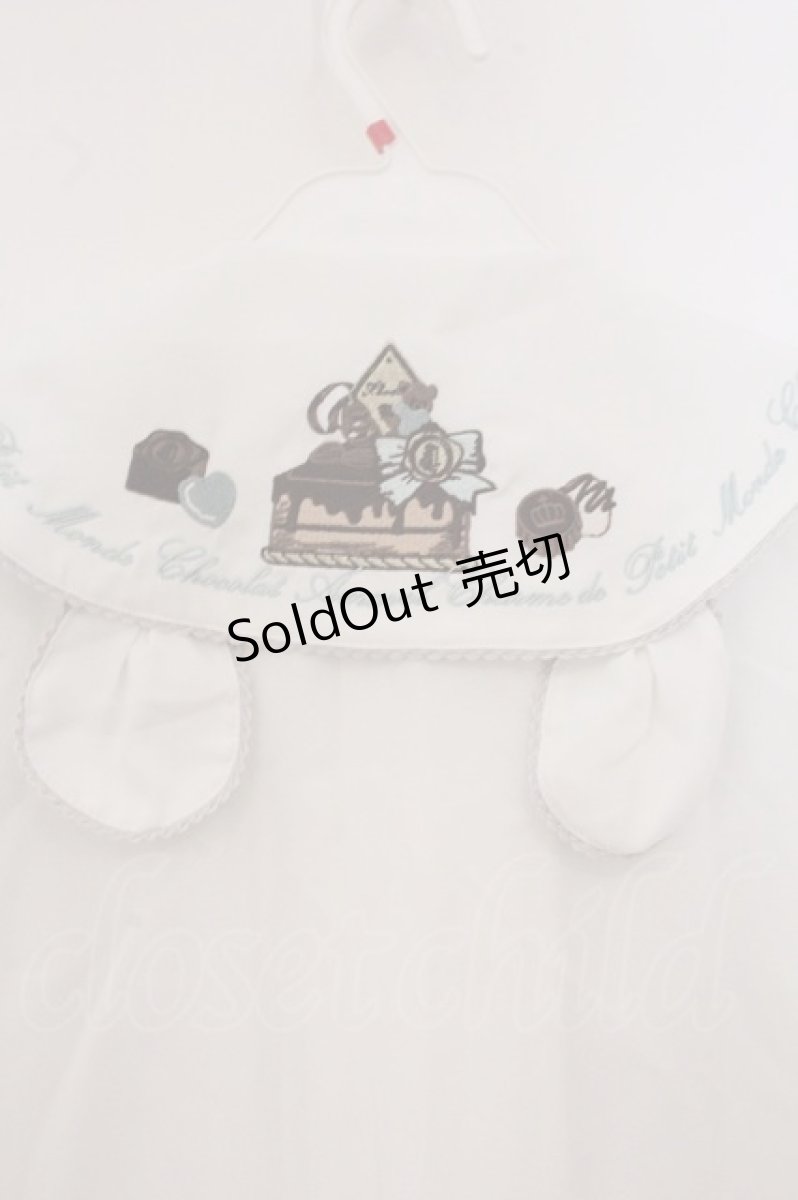 画像4: Amavel / Nounours Chocolatory ブラウス F シロ×ミント O-26-05-19-083-CA-BL-OW-OS (4)