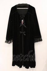 画像1: Kurumi Collaboration / STAベロアCLKガウン マダムノクターンガウン L クロ O-26-05-19-085-LO-JA-IG-OS (1)